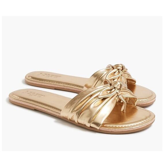 J.Crew Bow Flip Flops - Picture 1 of 5